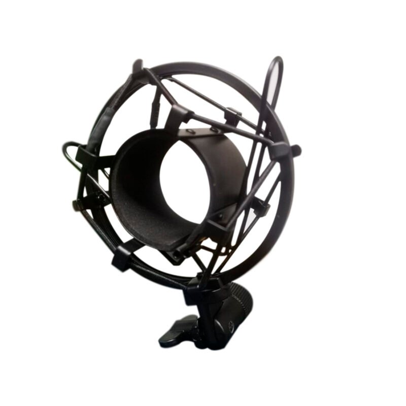 soporte para microfono de estudio, ajuste de angulo y altura, filtro antivibracion. — vista 4
