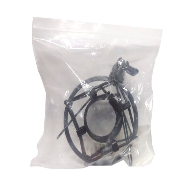 soporte para microfono de estudio, ajuste de angulo y altura, filtro antivibracion. — vista 5