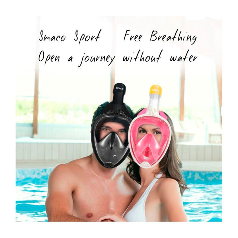 mascara de buceo, diseÑo ergonomico, material pvc, acceso para camara gopro. talla s/m — vista 4