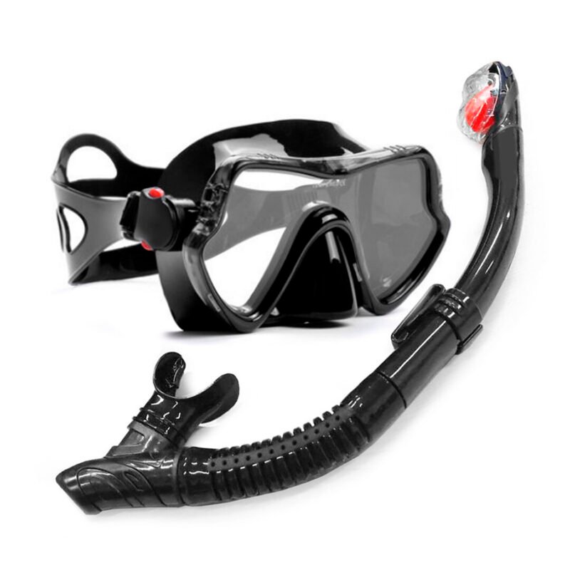 snorkel para bucear, ajuste comodo y a prueba de fugas, boquilla de silicona.
