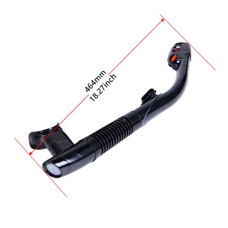 snorkel para bucear, ajuste comodo y a prueba de fugas, boquilla de silicona. — vista 3