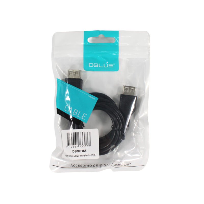 cable extencion usb 2.0 hembra a hembra