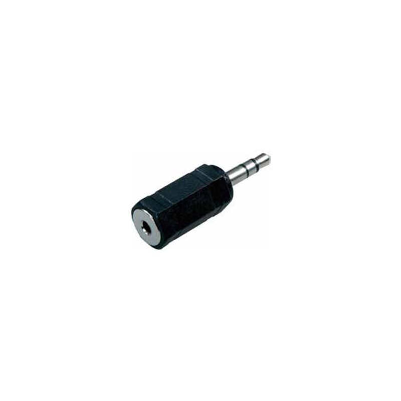 adaptador 2,5 a 3,5mm mono jack