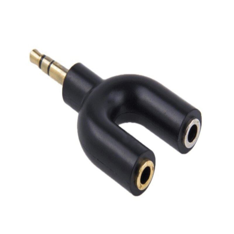 adaptador jack 3,5mm macho a 2 jack 3,5 hembra — vista 2