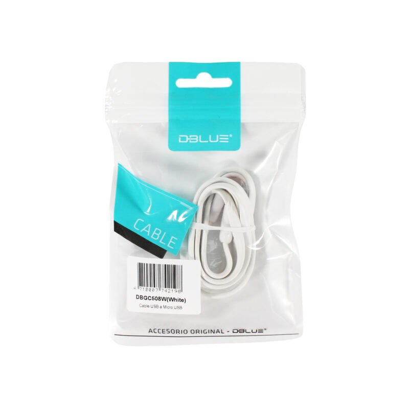 cable usb a micro usb 2.0.white — vista 2