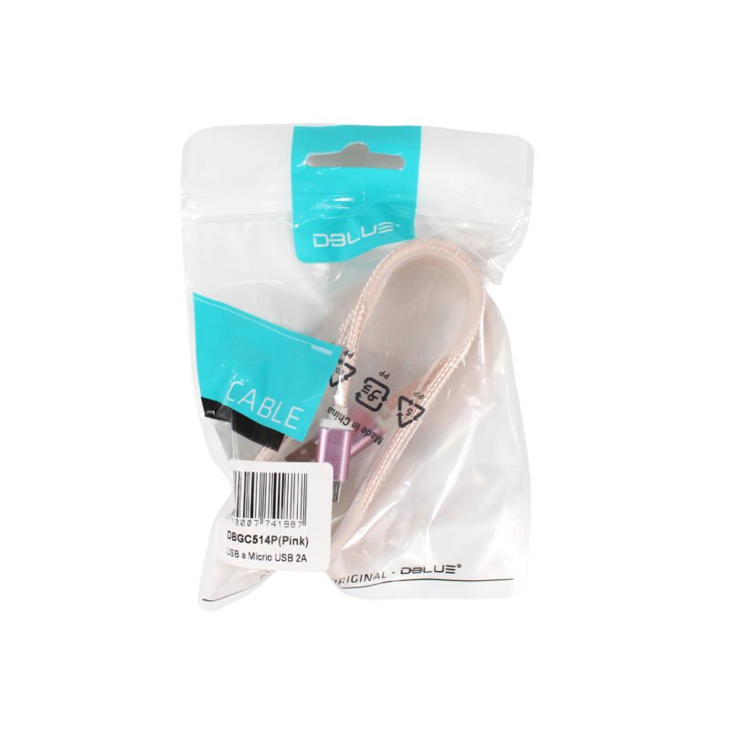 cable usb a micro usb 2.0. pink — vista 3