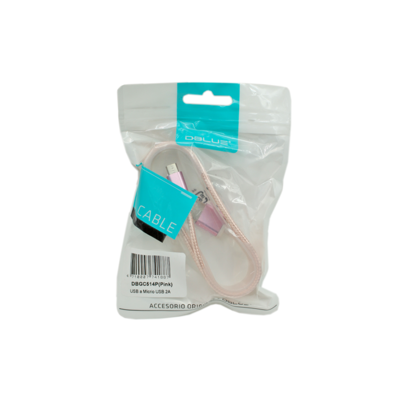 cable usb a micro usb 2.0. pink — vista 5