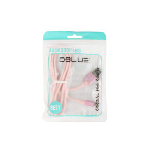 cable usb 2.0 a tipo c recubrimiento textil. pink