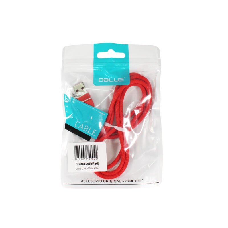 cable usb a micro usb 2.0. red — vista 2