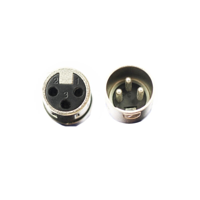cable de microfono de canon macho a hembra.5 mts