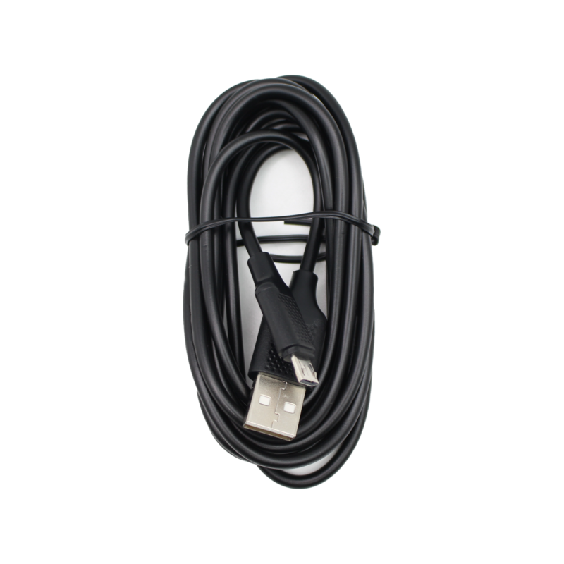 cable 2 mts usb a micro usb 2.0. black — vista 2