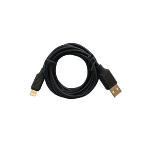 cable usb a lightning 2mts. black
