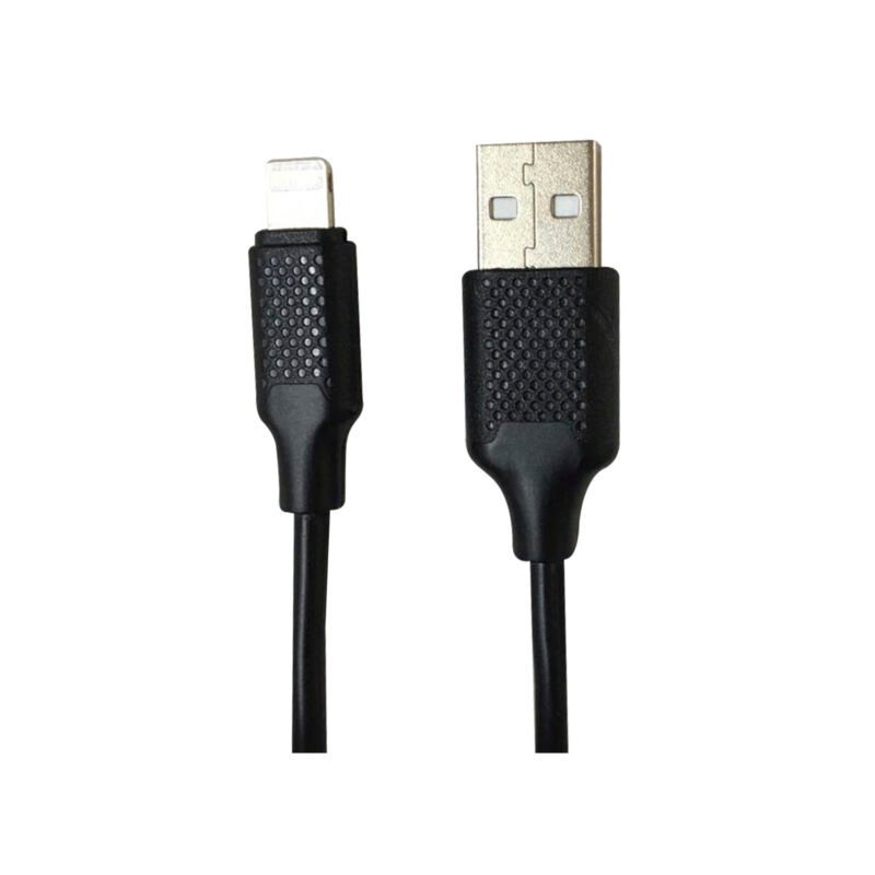 cable usb a lightning 2mts. black — vista 2