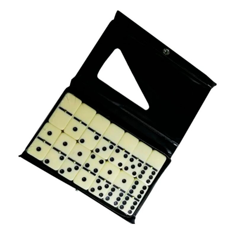 domino en caja de plastico engomada con broche, 28 piezas, ideal para familia.40*20*6mm — vista 2