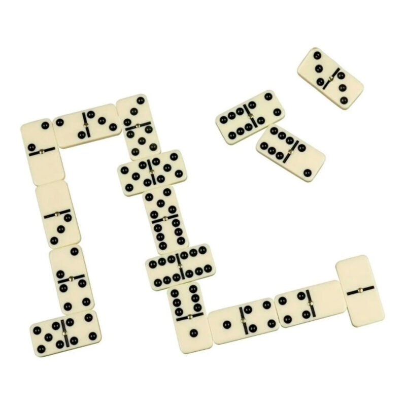 domino en caja de plastico engomada con broche, 28 piezas, ideal para familia.40*20*6mm — vista 3