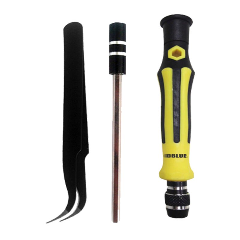 set de atornillador de precision con 45 piezas.