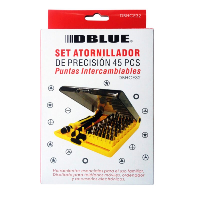 set de atornillador de precision con 45 piezas. — vista 4