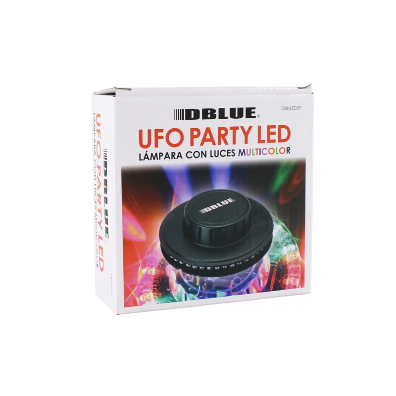 lampara led rgb, 8w, 16 piezas, larga vida util + modos automaticos y de sonido. black