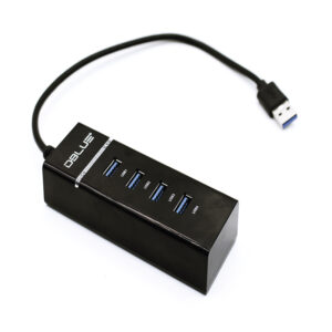 hub mini usb 3.0/ 4 puertos. transferencia 5gbps.