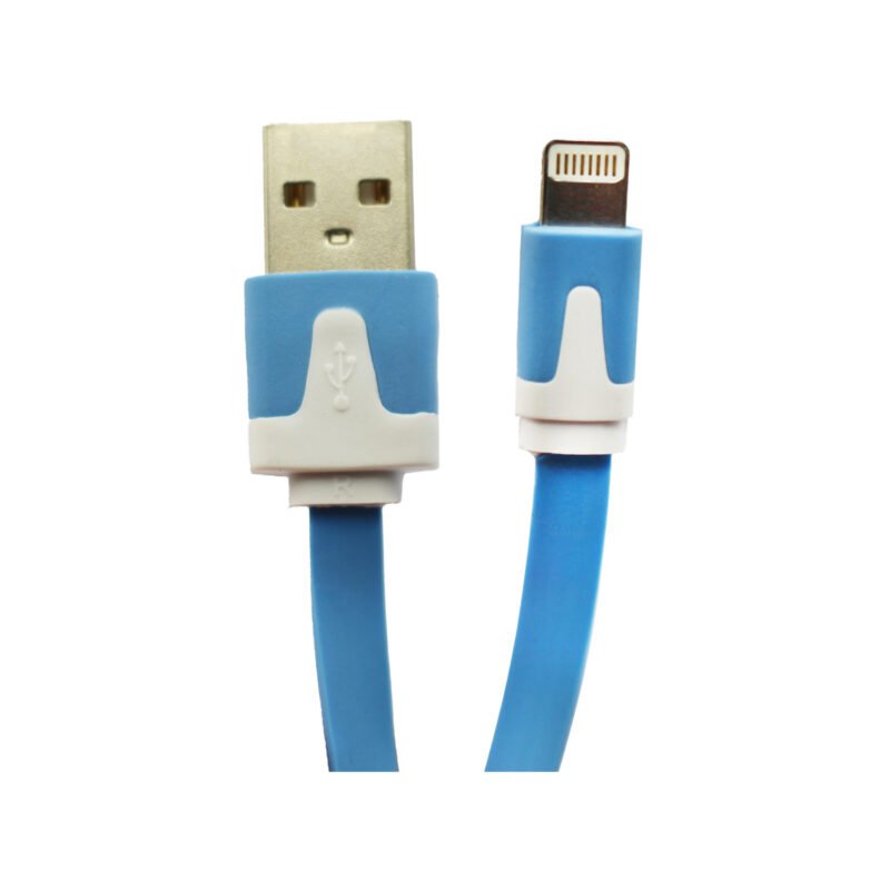 cable plano usb a lightning 100 cm app blue — vista 2