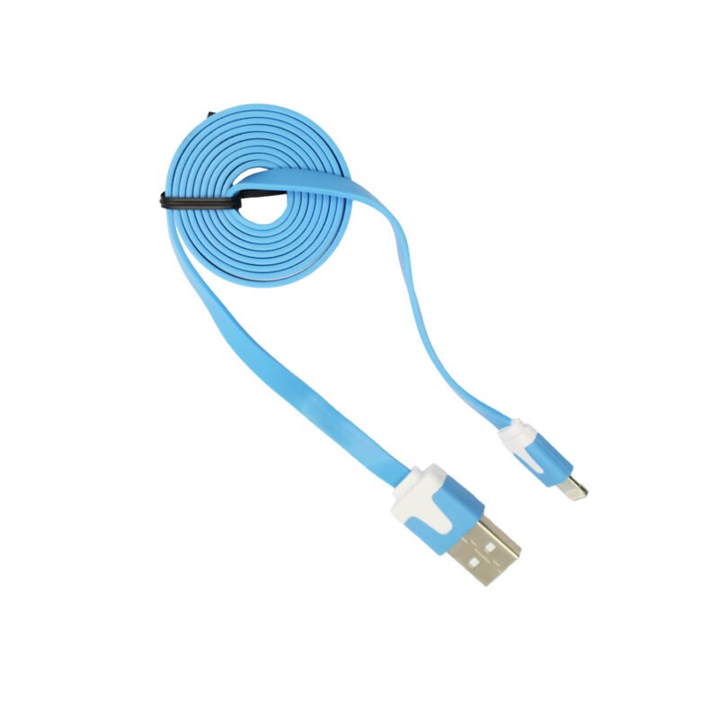 cable plano usb a lightning 100 cm app blue