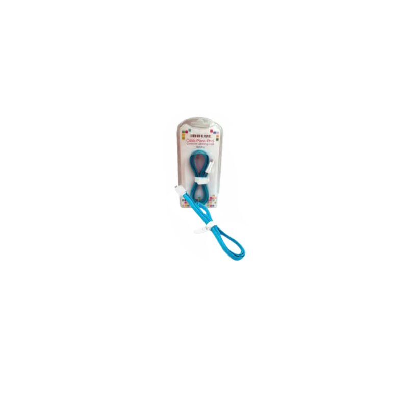 cable plano usb a lightning 100cm app black — vista 2