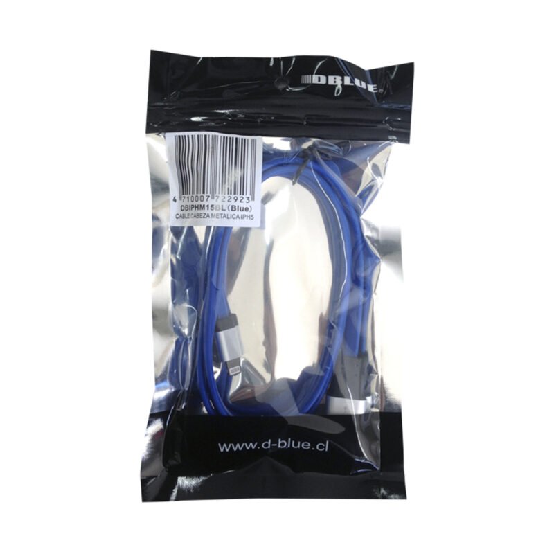 cable usb a lightning 100cm app. blue — vista 2