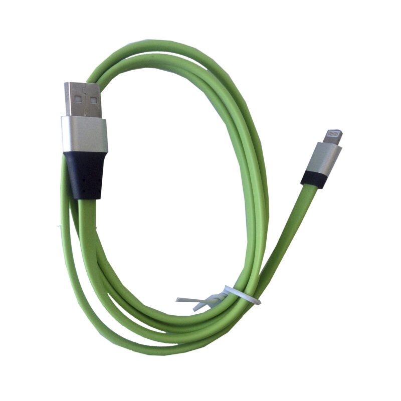 cable usb a lightning 100cm app. green — vista 2