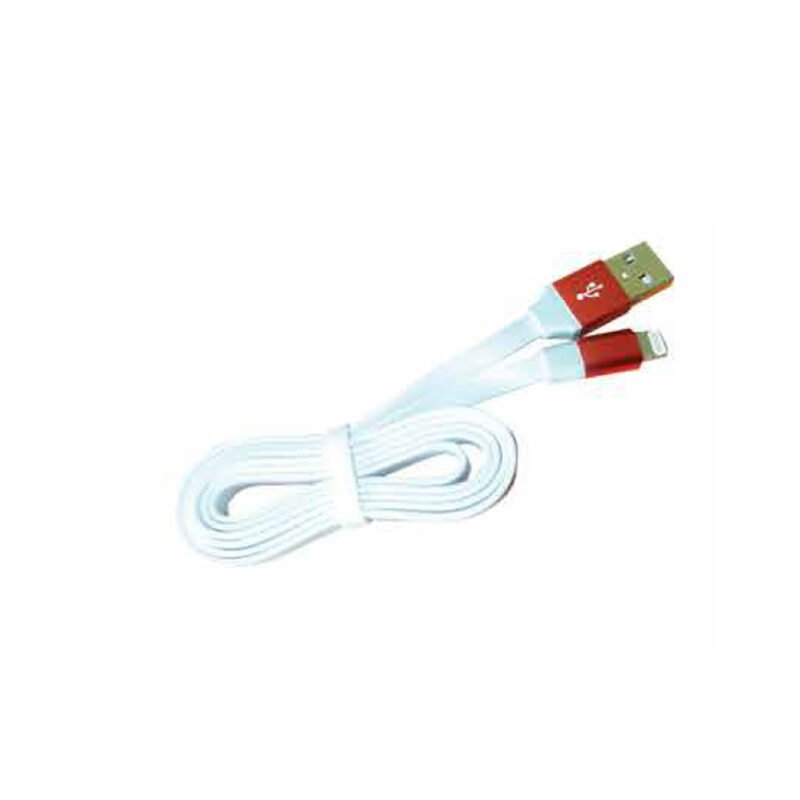 cable usb a lightning 100cm app bicolor red white — vista 2