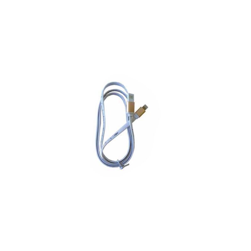 cable usb a lightning con regla 1m.white