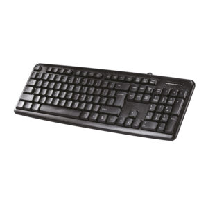 teclado dblue usb, compatible con pc y laptop, cable de 1.3 mts, material ccs.