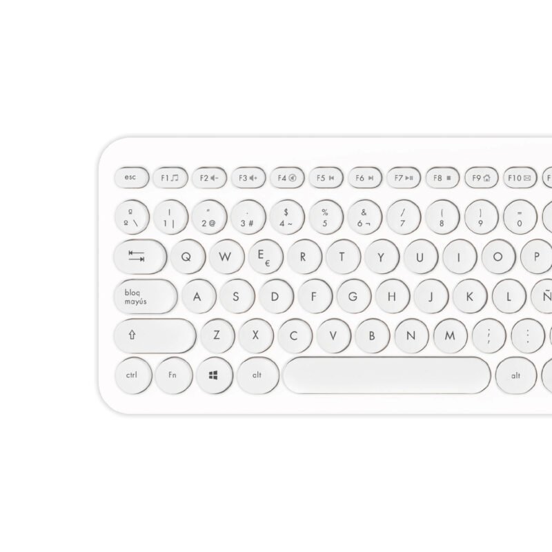teclado ultra delgado para pc.white — vista 2