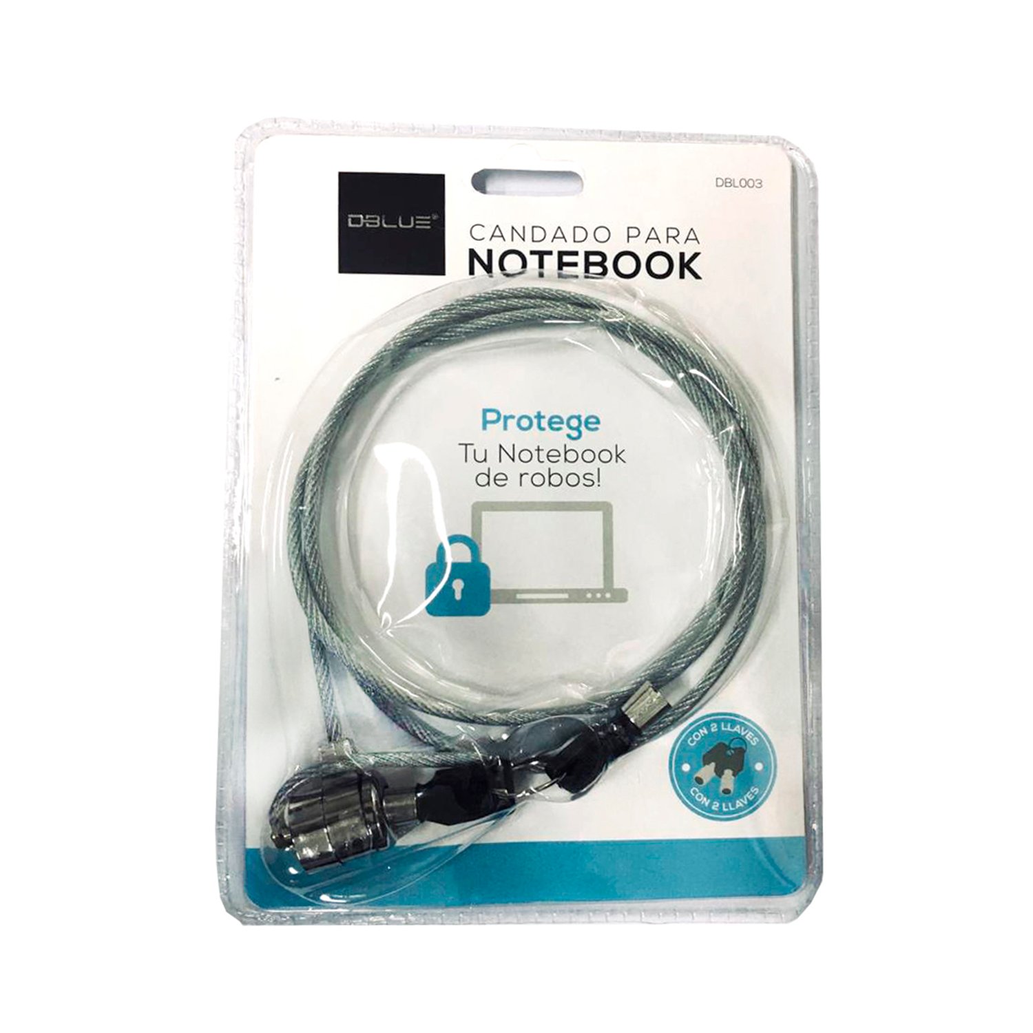 candado dblue para notebook y netbook con llave candado dblue para notebook y netbook con llave