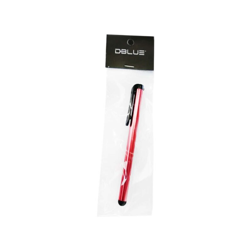 lapiz tactil universal, compacto, ligero y elegante, con cuerpo de acero inoxidable. red — vista 2