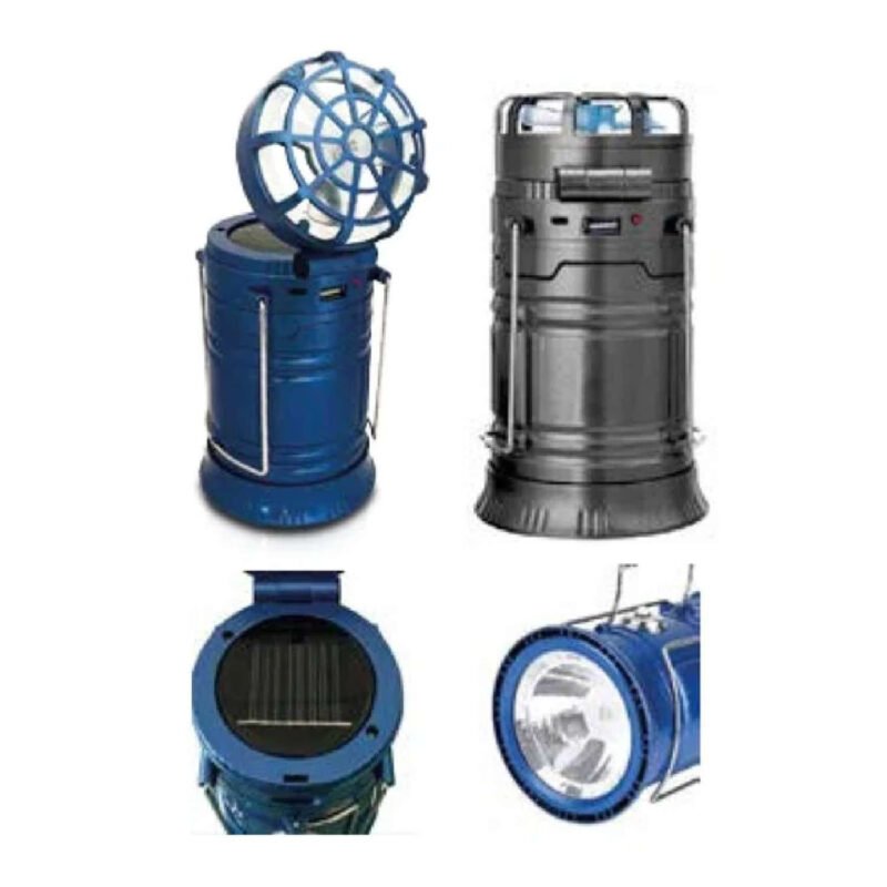 lampara led de camping con ventilador y conector de carga — vista 2