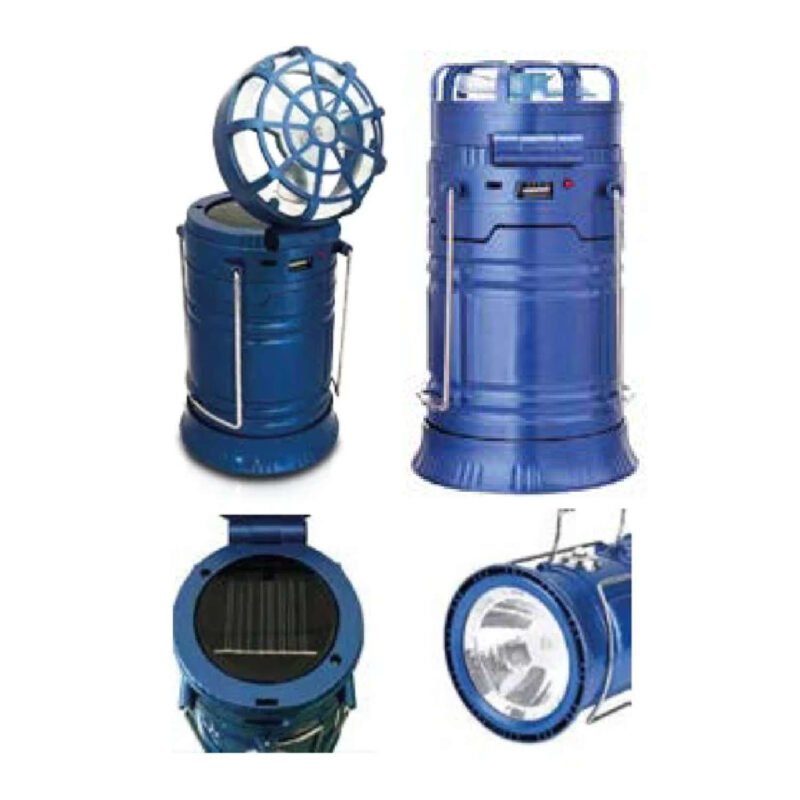 lampara led de camping con ventilador y conector de carga — vista 3