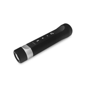 linterna con radio bt para bicicleta