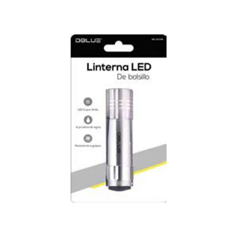 linterna led uv de bolsillo, 9 bombillas, resistente al agua, 3w, funciona con 3 pilas aaa.