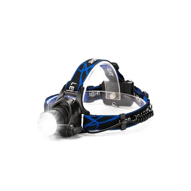 linterna led de minero recargable, caza, trecking, camping — vista 7