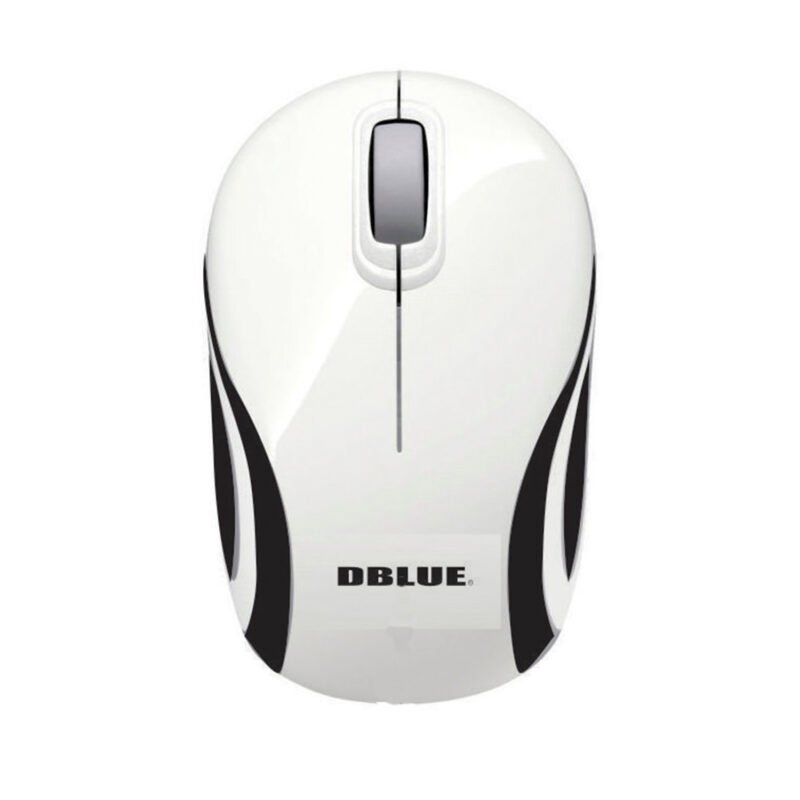 mouse con cable 800dpi usb white black