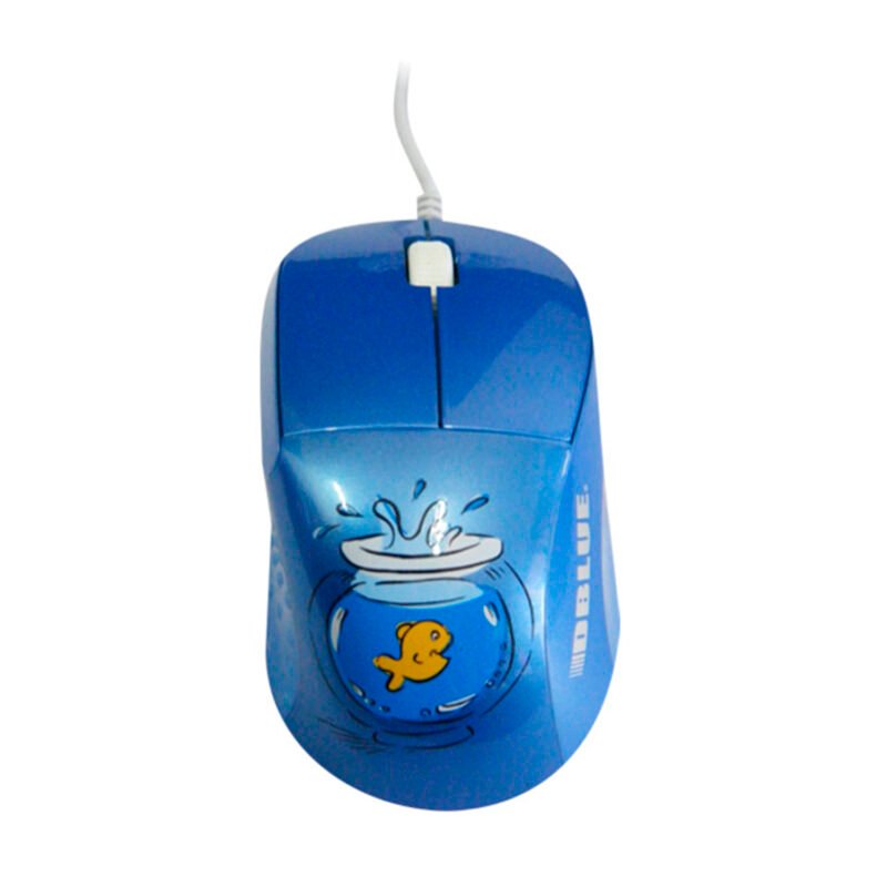 mouse diseÑo 800dpi usb black white