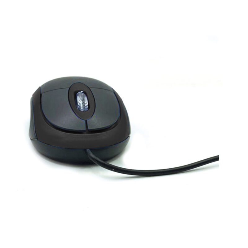 mouse usb, 800 dpi, ruedeta scroll, compatible windows y mac. black. — vista 3