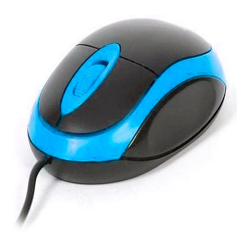 mouse con cable 800dpi usb. blue — vista 2