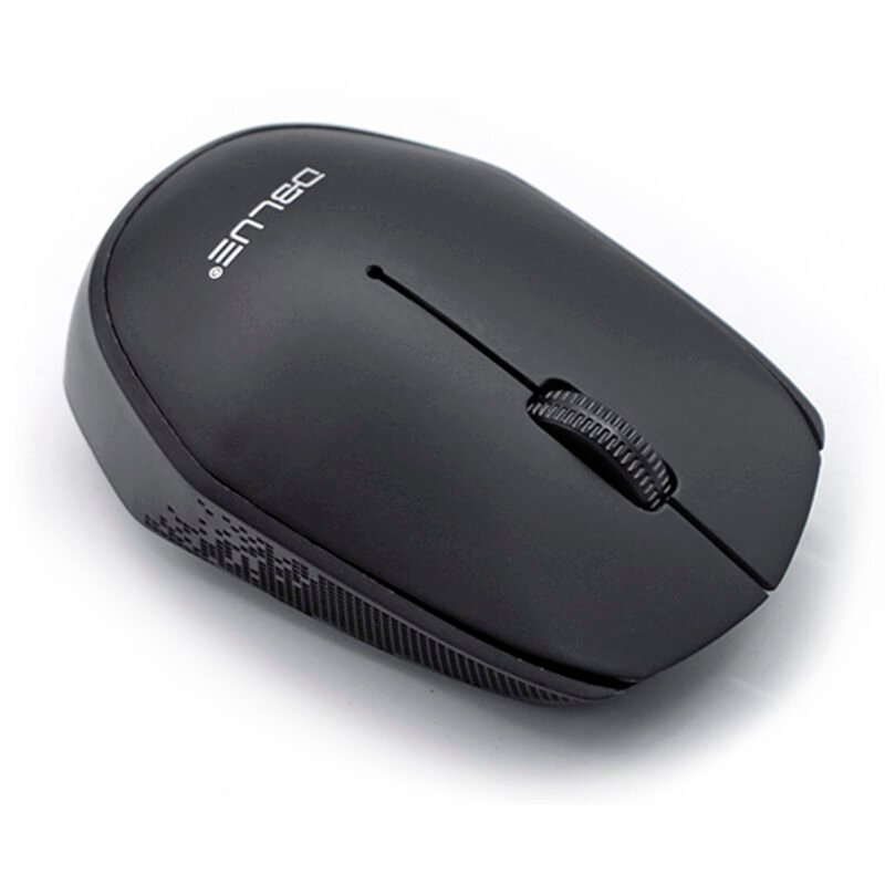 mouse inalambrico 2.4 ghz 1000 dpi usb 4 botones black — vista 3