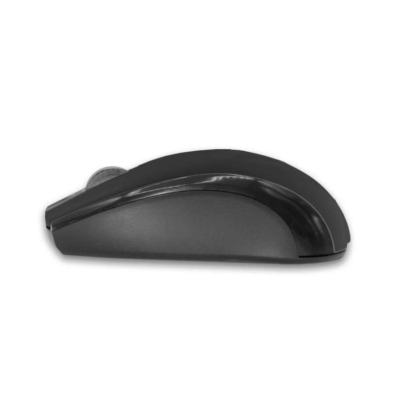 mouse inalambrico optico 3d, 1200 dpi, 2.4 ghz, hasta 10 mts, diseÑo ergonomico. black