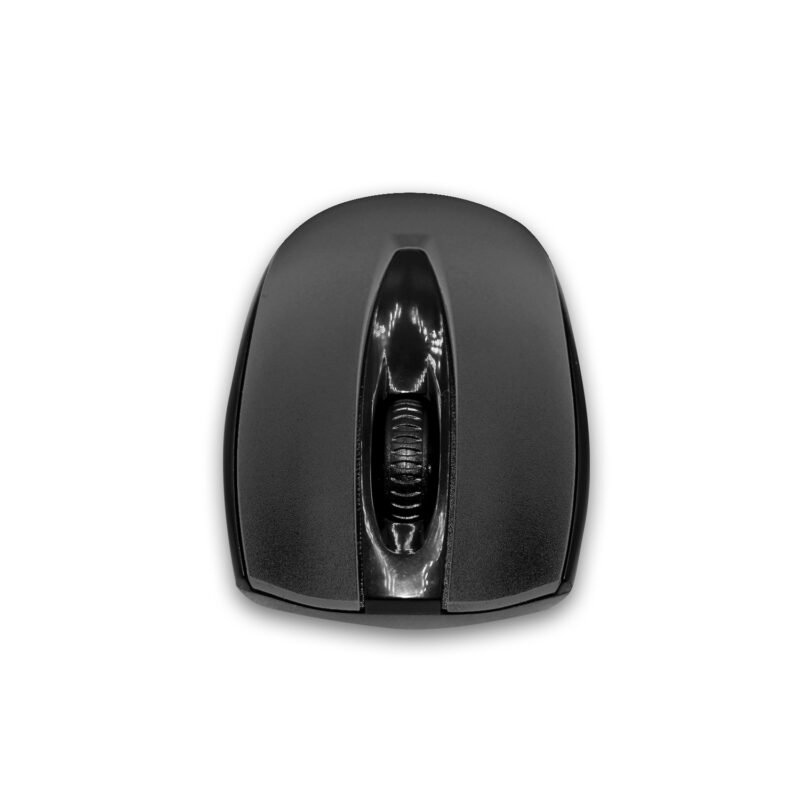 mouse inalambrico optico 3d, 1200 dpi, 2.4 ghz, hasta 10 mts, diseÑo ergonomico. black — vista 2