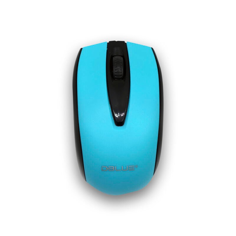 mouse inalambrico optico 3d, 1200 dpi, 2.4 ghz, hasta 10 mts, diseÑo ergonomico. blue — vista 2