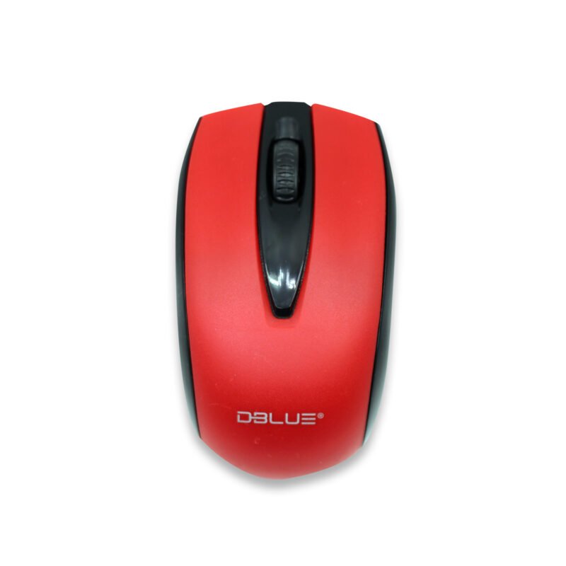 mouse inalambrico optico 3d, 1200 dpi, 2.4 ghz, hasta 10 mts, diseÑo ergonomico. red — vista 3