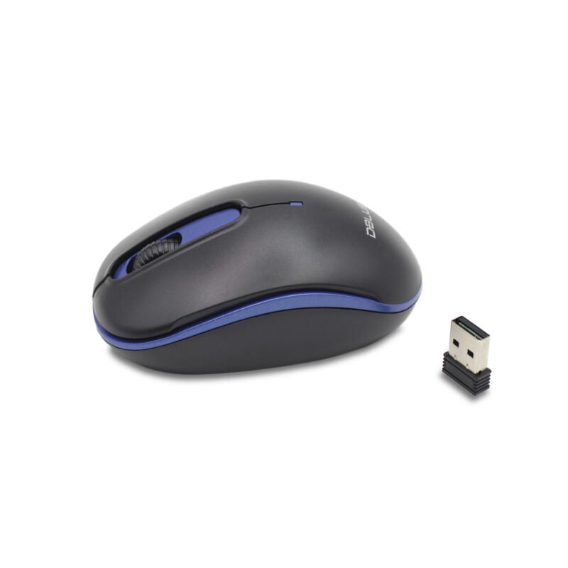 mouse optico 3d, 1000 dpi, 2.4 ghz, hasta 10 mts, diseÑo ergonomico, ahorro de bateria. blue — vista 3