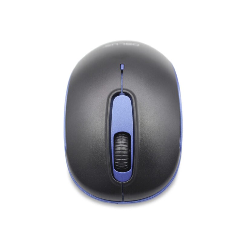 mouse optico 3d, 1000 dpi, 2.4 ghz, hasta 10 mts, diseÑo ergonomico, ahorro de bateria. blue — vista 2